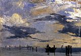 Richard Parkes Bonington Paintings - On the Adriatic by Richard Parkes Bonington